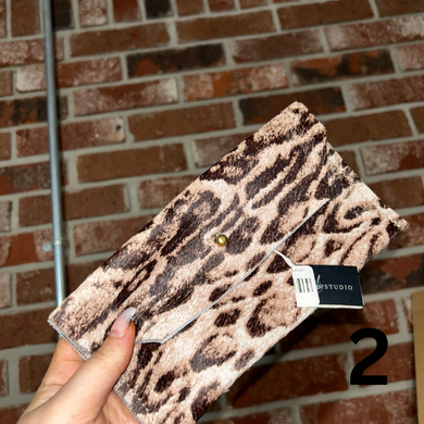 Hair on CowHide Phone/Envelope Clutch