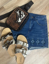 Azteca Denim Shorts