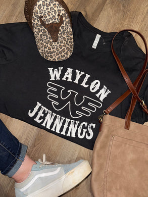 Waylon Jennings Graphic T