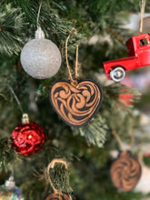 Leather Tooled Christmas Ornaments